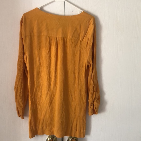 Woman’s Vision 155 fall mustard color blouse - Picture 10 of 13